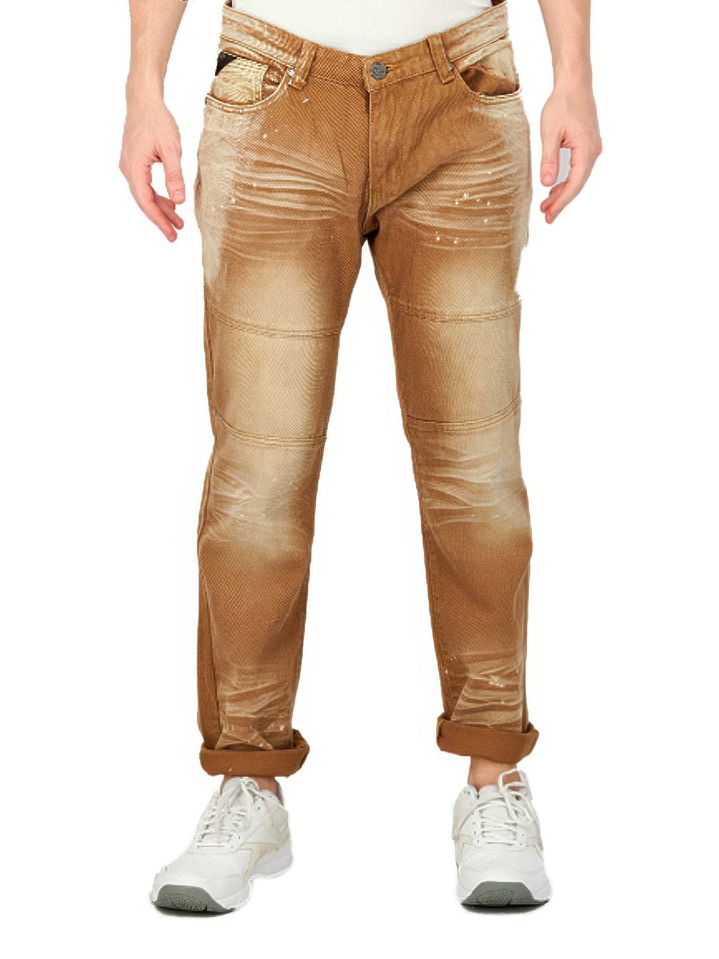 Seven Souls Men Regular Fit Non-stretchable Denim - Tigbul's Variety Fashion Shop