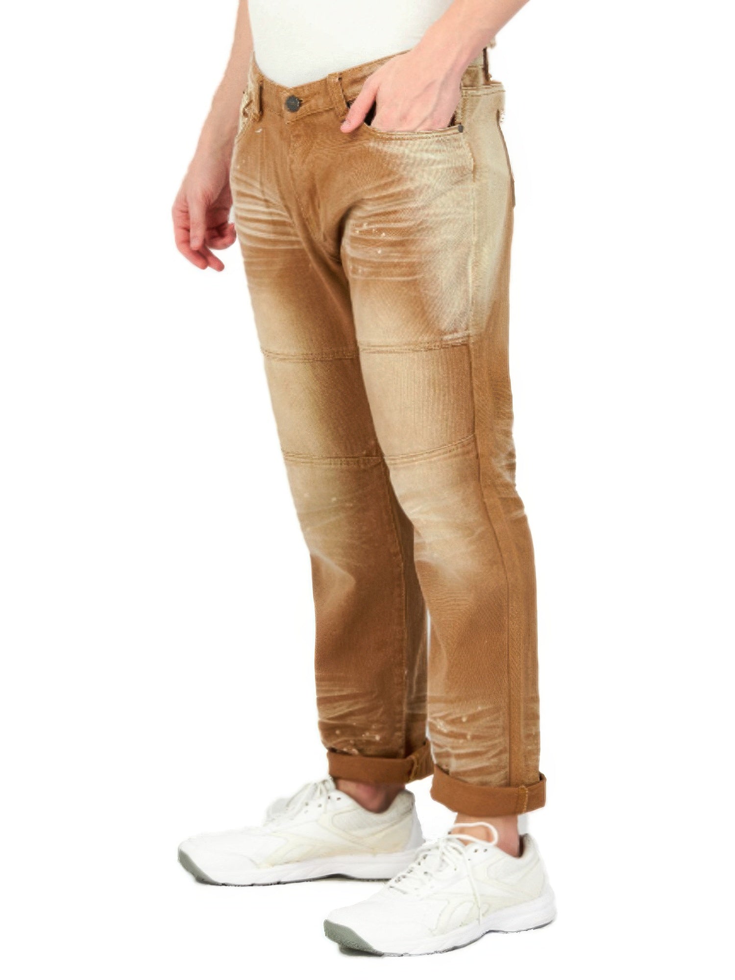 Seven Souls Men Regular Fit Non-stretchable Denim - Tigbul's Variety Fashion Shop