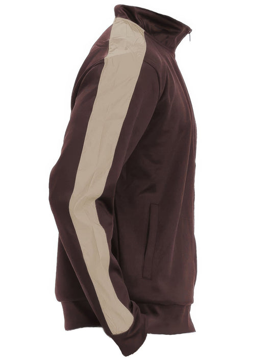Unisex Side Stripe Track Jacket - Tigbul's Variety Fashion Shop