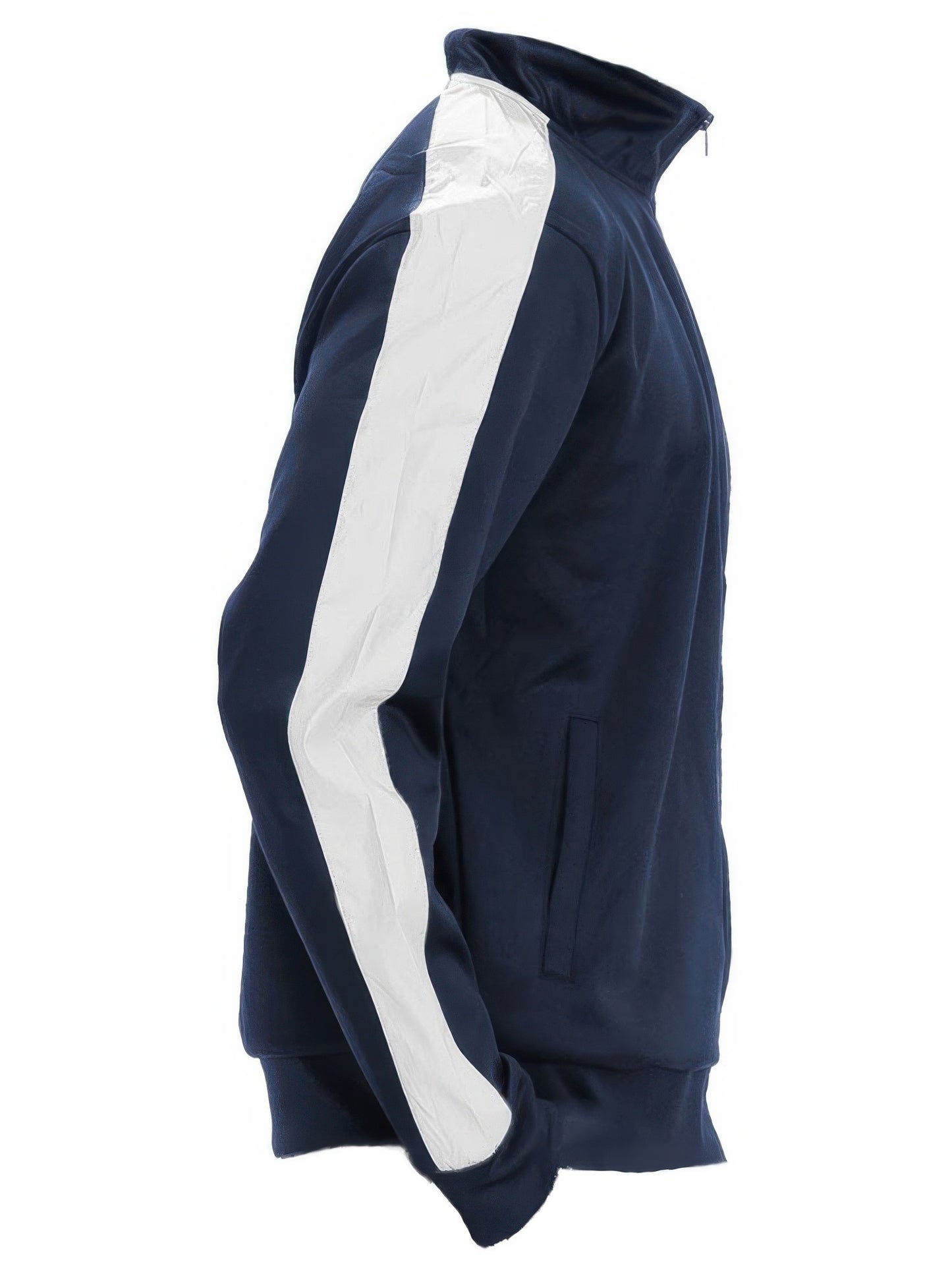 Unisex Side Stripe Track Jacket - Tigbul's Variety Fashion Shop