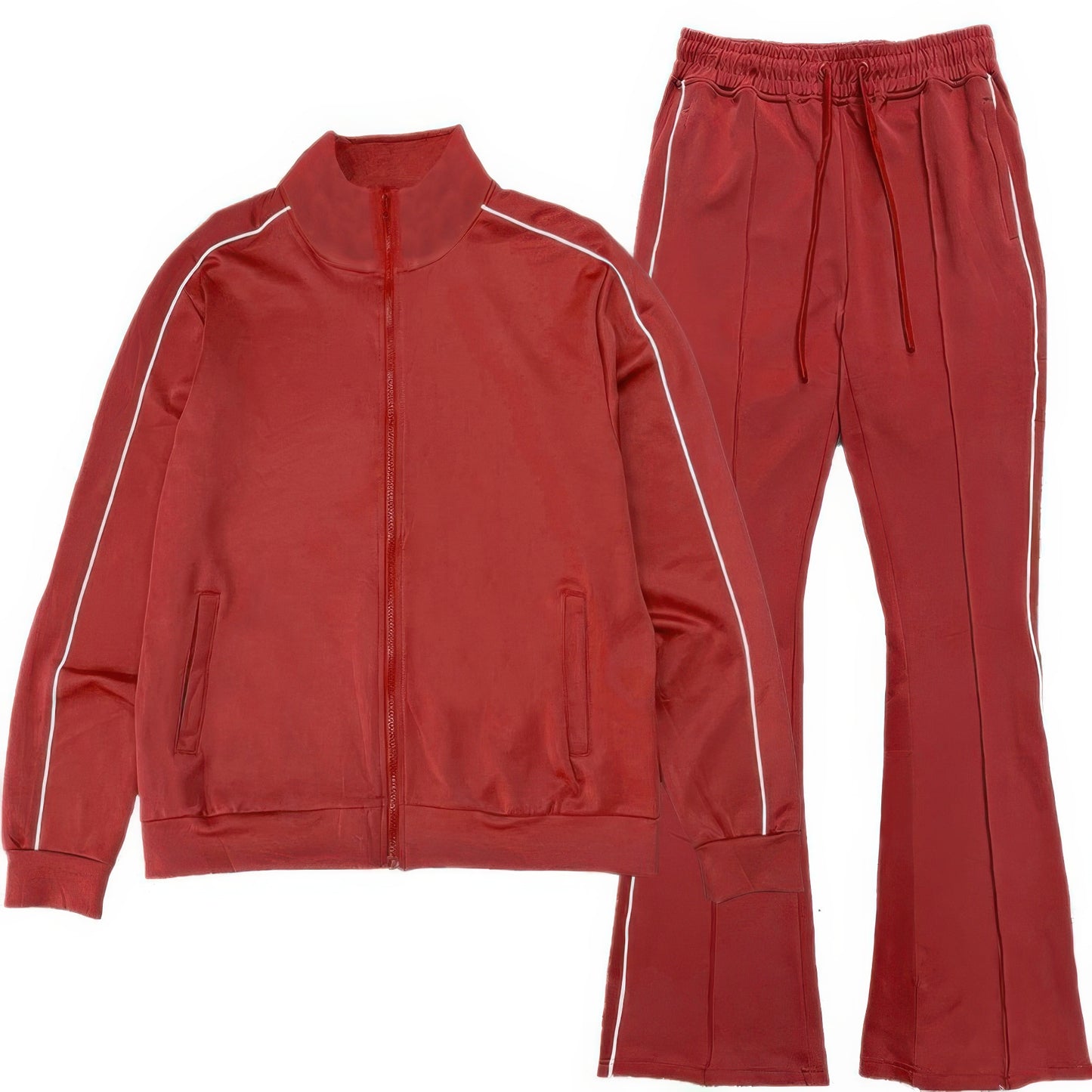Mens Side Pipe Track Jacket - Tigbul's Variety Fashion Shop