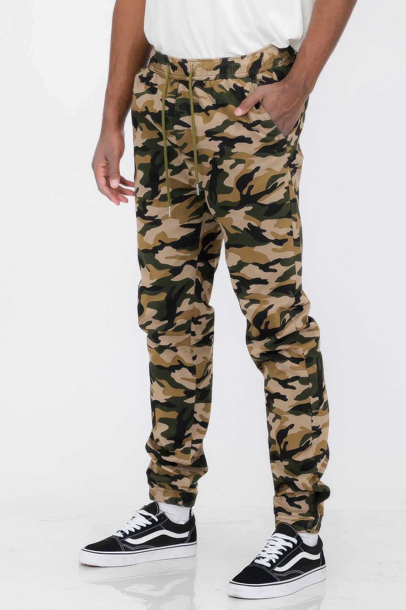 Basic Stretch Jogger Pants - Tigbul's Variety Fashion Shop