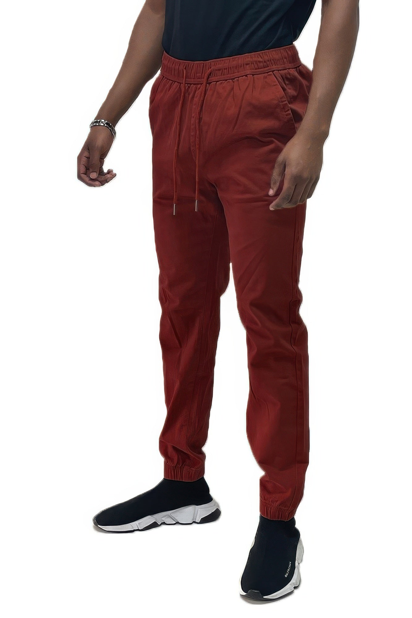 Basic Stretch Jogger Pants - Tigbul's Variety Fashion Shop