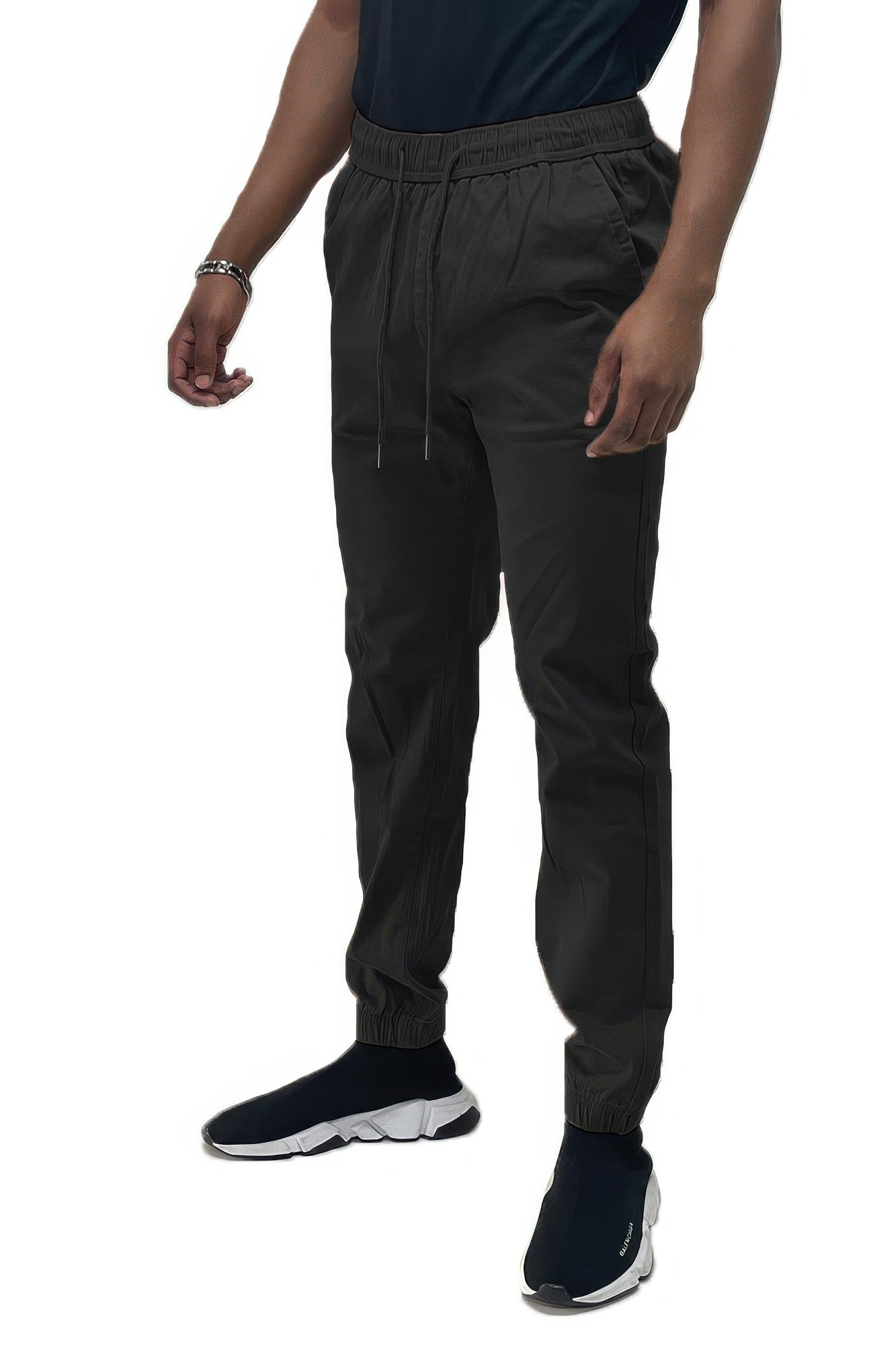 Basic Stretch Jogger Pants - Tigbul's Variety Fashion Shop