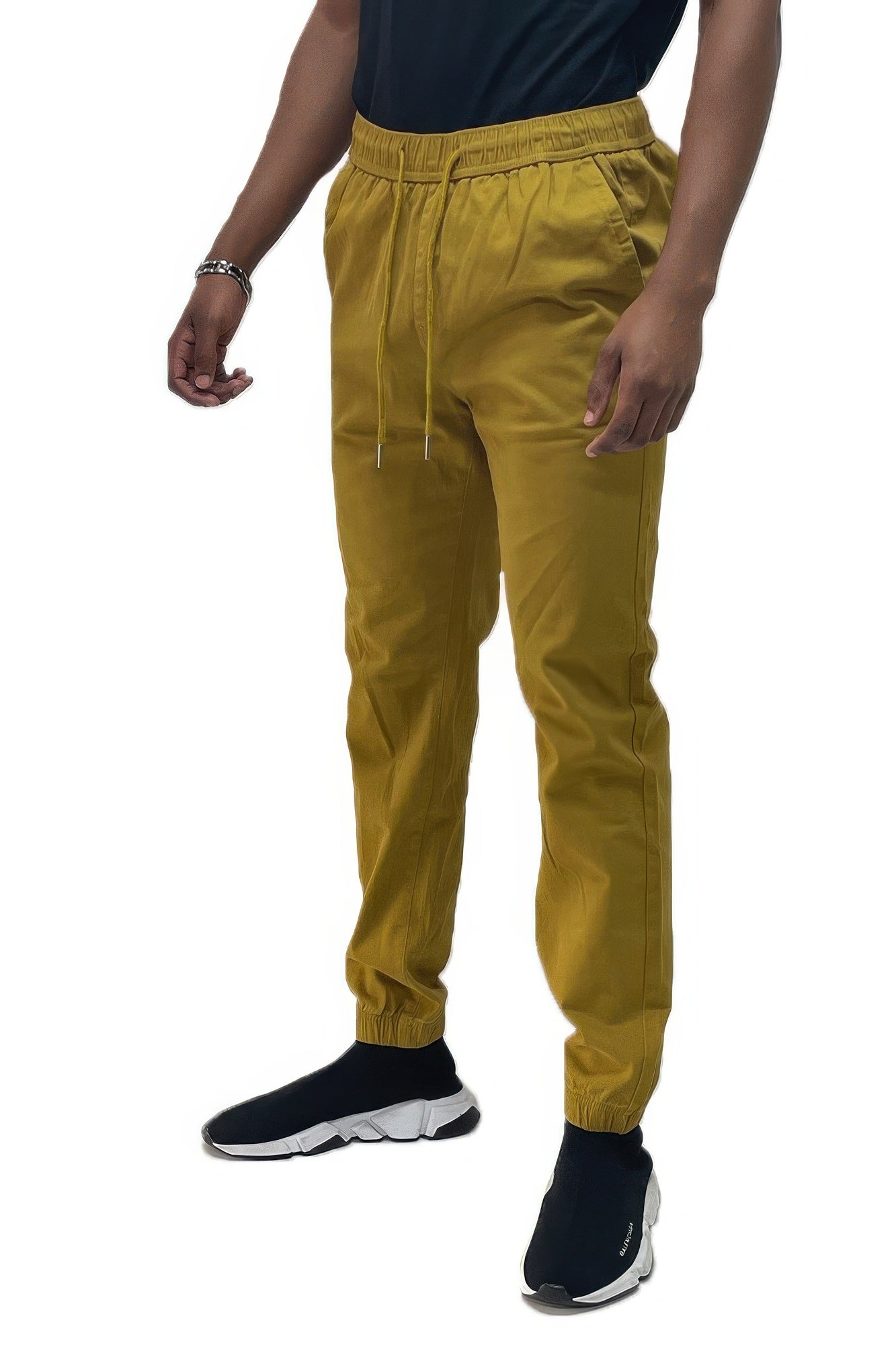 Basic Stretch Jogger Pants - Tigbul's Variety Fashion Shop