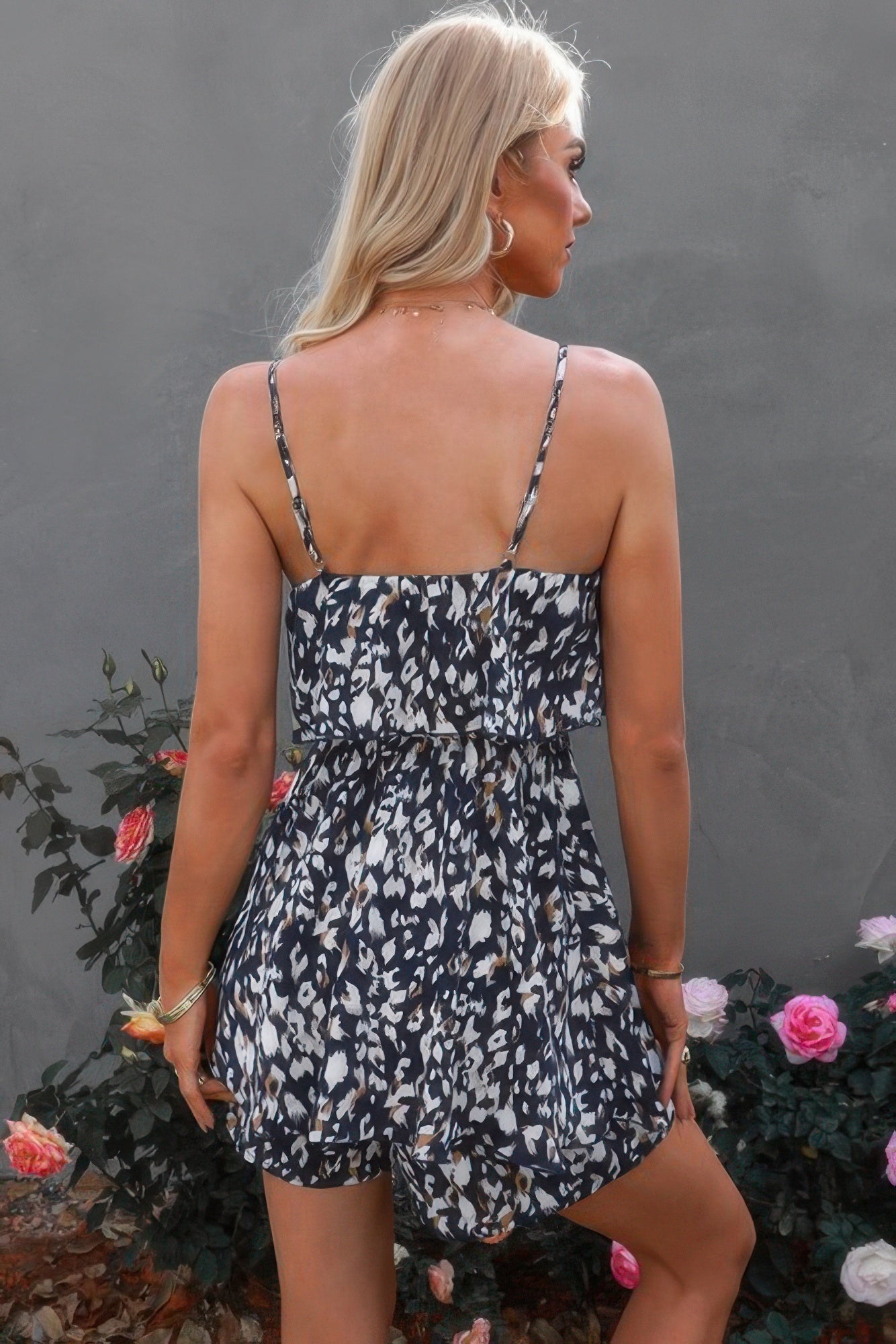 Sleeveless Leopard Print Romper - Tigbul's Variety Fashion Shop