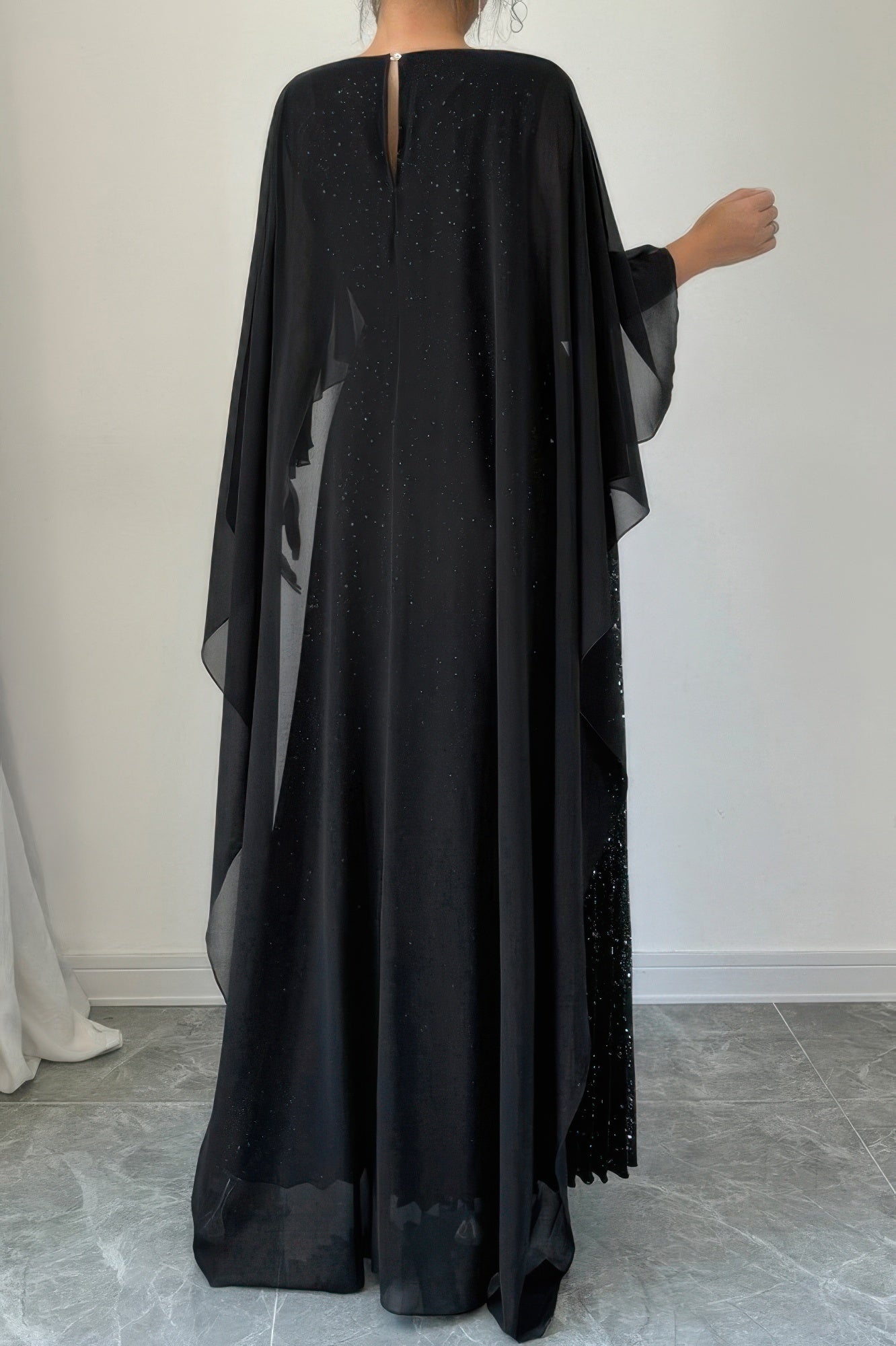 Solid Elegant Sequin Satin Knit Party Long Dress - Tigbul's Variety Fashion Shop