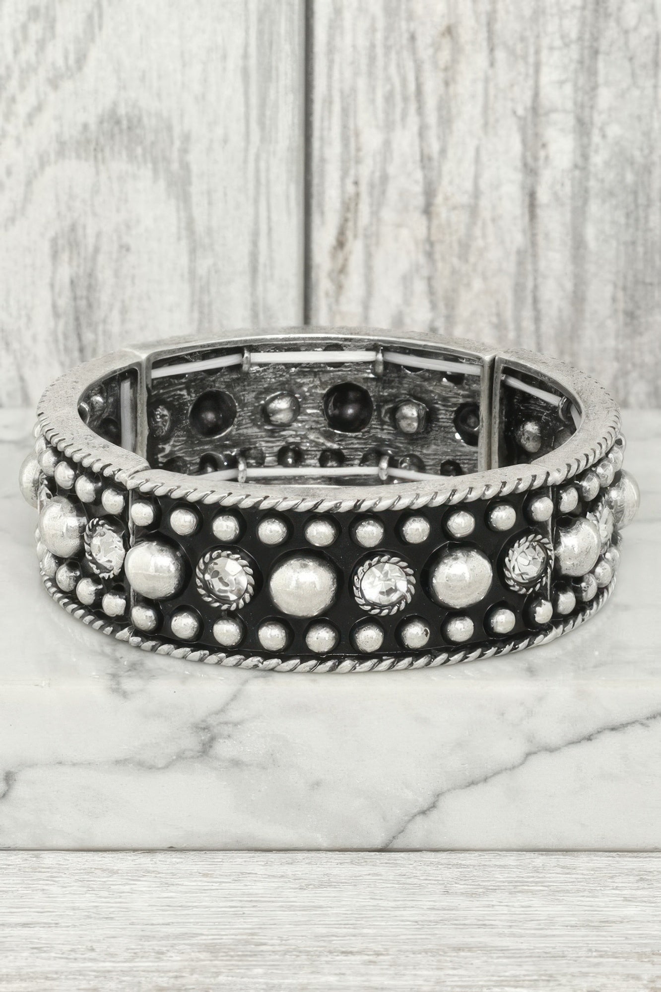 Western Bubble Beaded Cuff Bracelet - Tigbul's Variety Fashion Shop