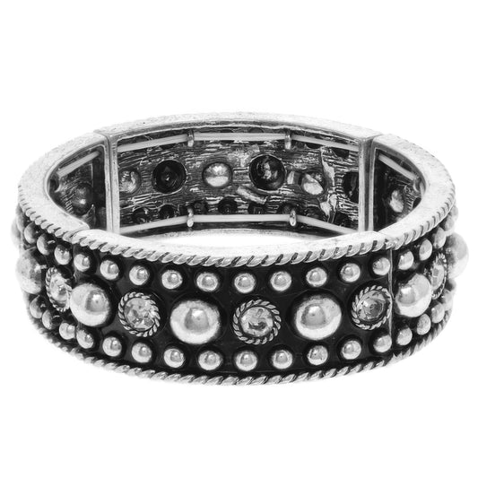 Western Bubble Beaded Cuff Bracelet - Tigbul's Variety Fashion Shop