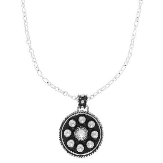 Western Jeweled Bubble Pendant Necklace - Tigbul's Variety Fashion Shop