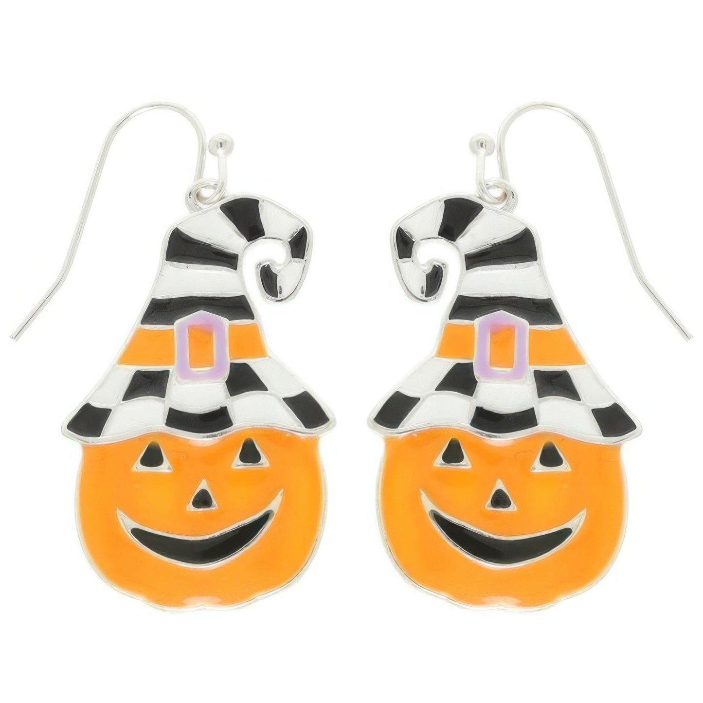 Halloween Jack-o-lantern Pumpkin Earrings - Tigbul's Variety Fashion Shop