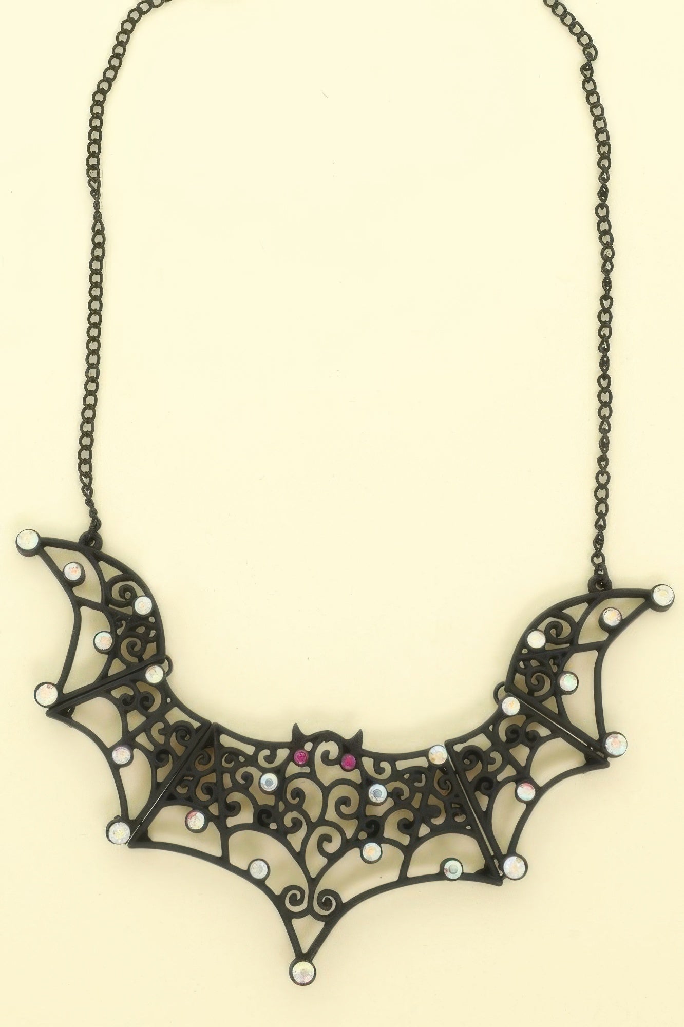 Halloween Bat Pendant Chain Necklace - Tigbul's Variety Fashion Shop