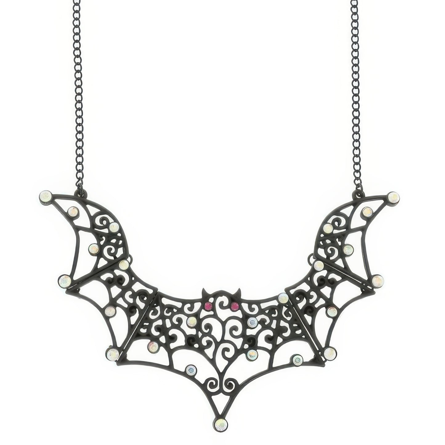Halloween Bat Pendant Chain Necklace - Tigbul's Variety Fashion Shop