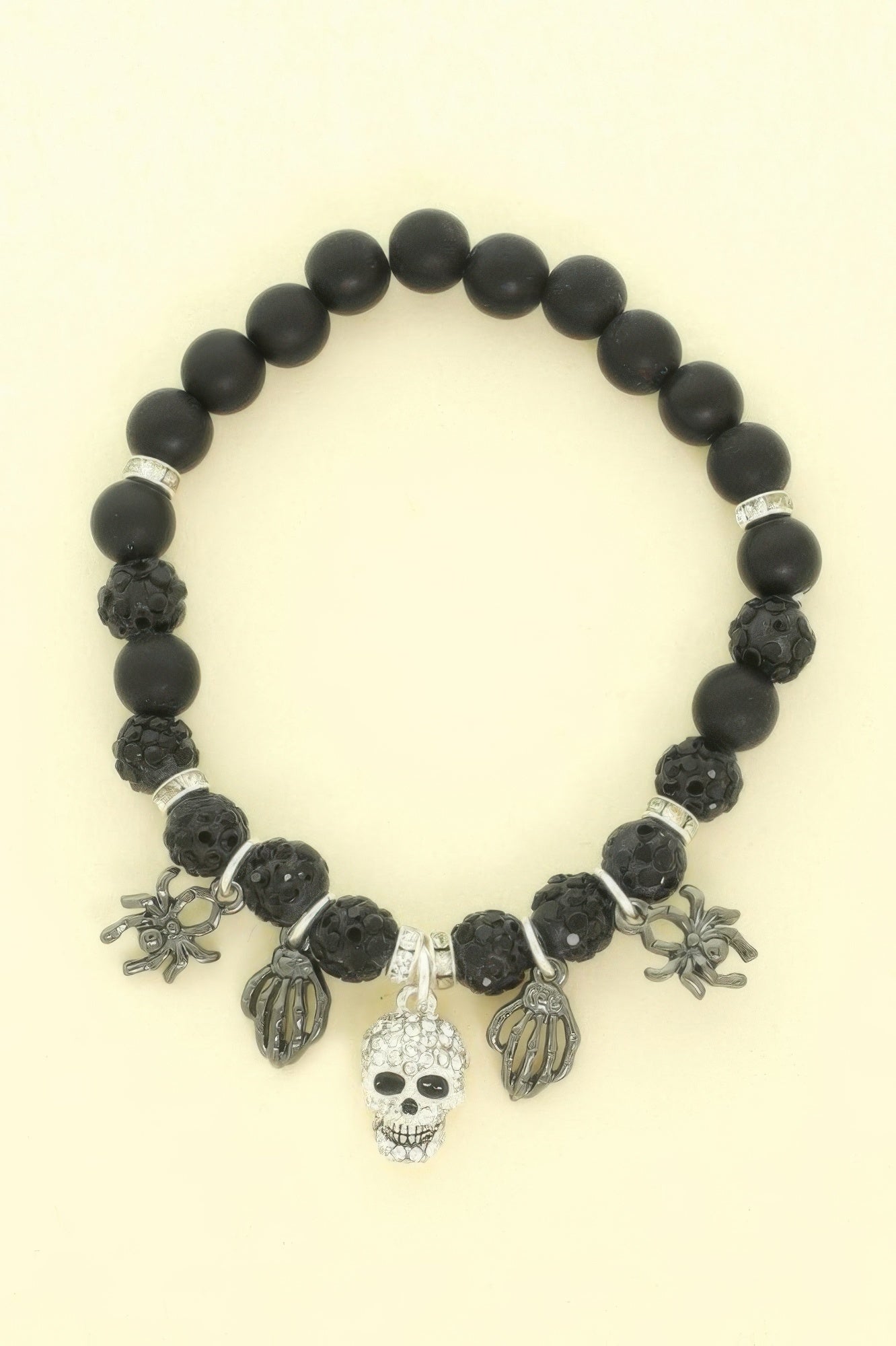 Halloween Theme Charm Stretch Bead Bracelet - Tigbul's Variety Fashion Shop