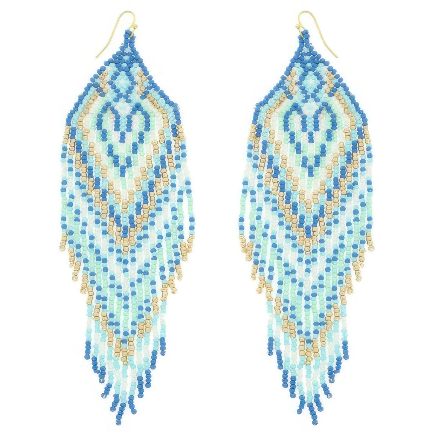 Western Fringe Seed Bead Earrings - Tigbul's Variety Fashion Shop