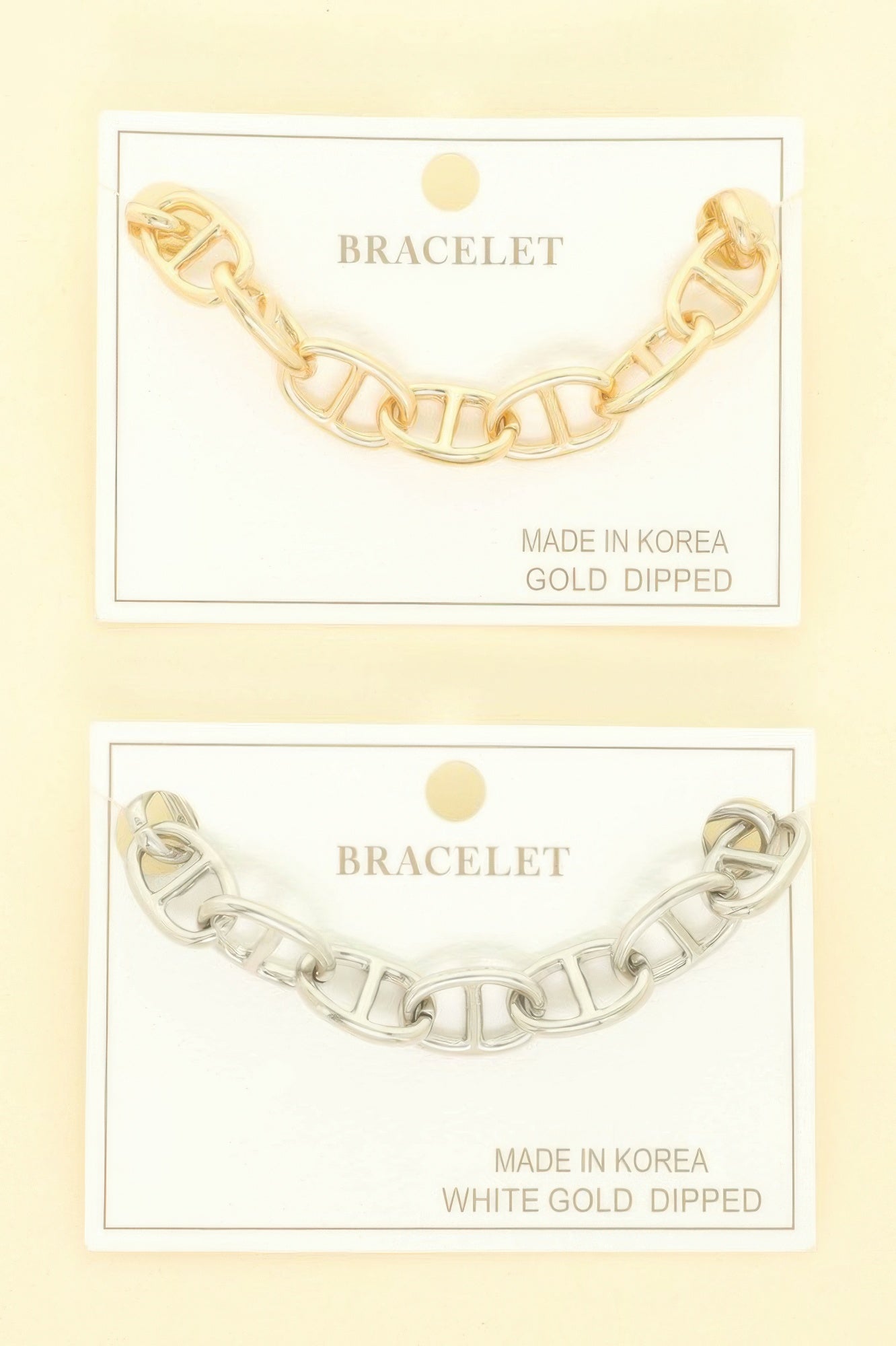 Gold Plated Chain Link Bracelet - Tigbul's Variety Fashion Shop