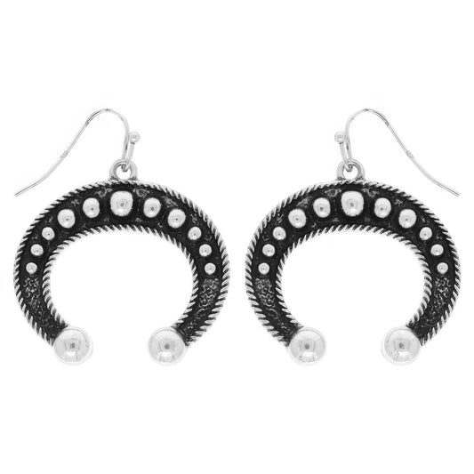 Western Squash Blossom Dangle Earrings - Tigbul's Variety Fashion Shop