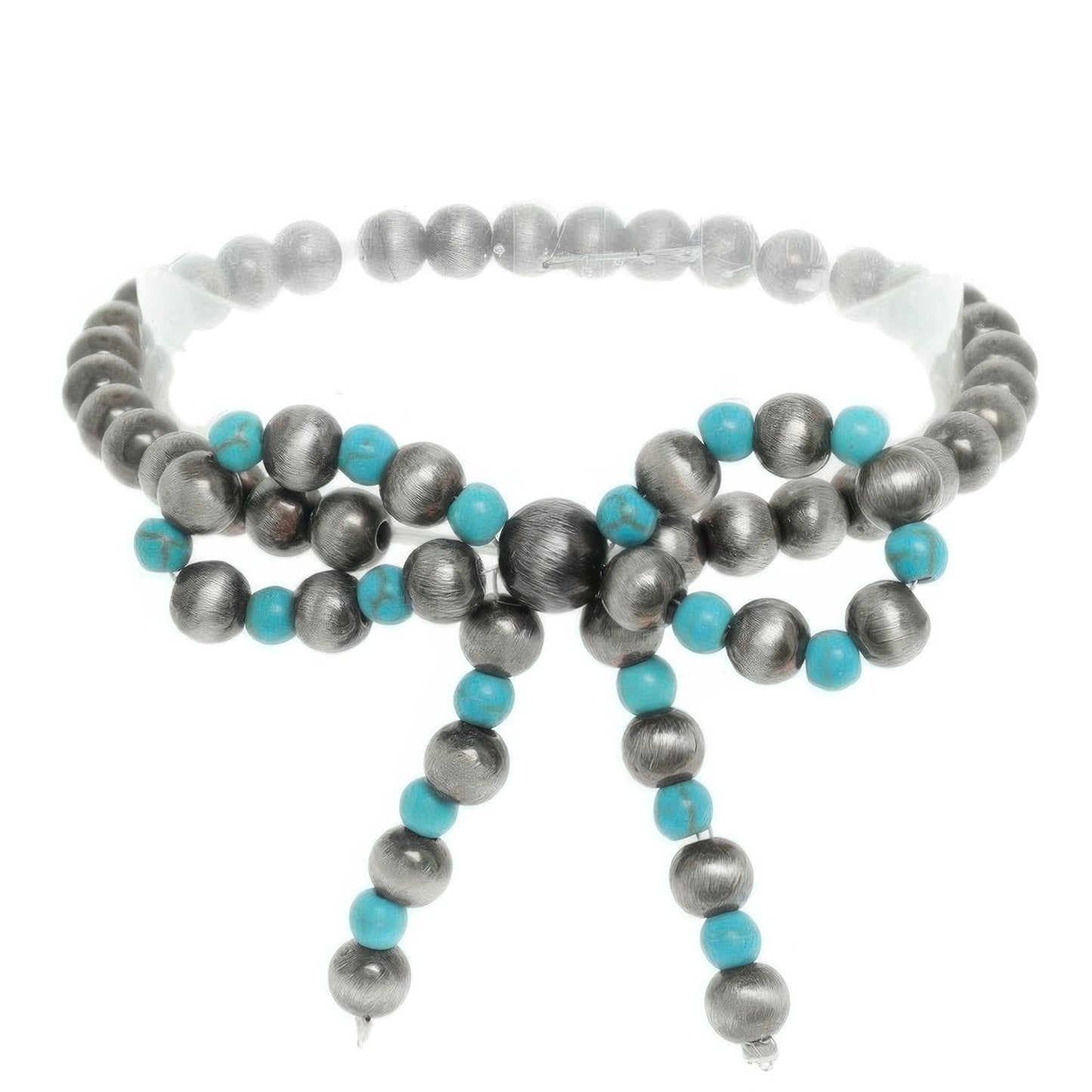 Western Bow Beaded Stretch Bracelet - Tigbul's Variety Fashion Shop