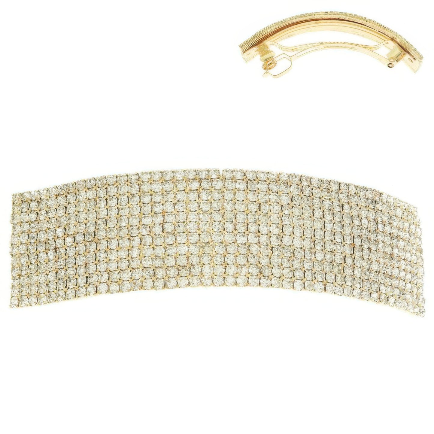 Rhinestone Embellished Hair Barrette Clip - Tigbul's Variety Fashion Shop