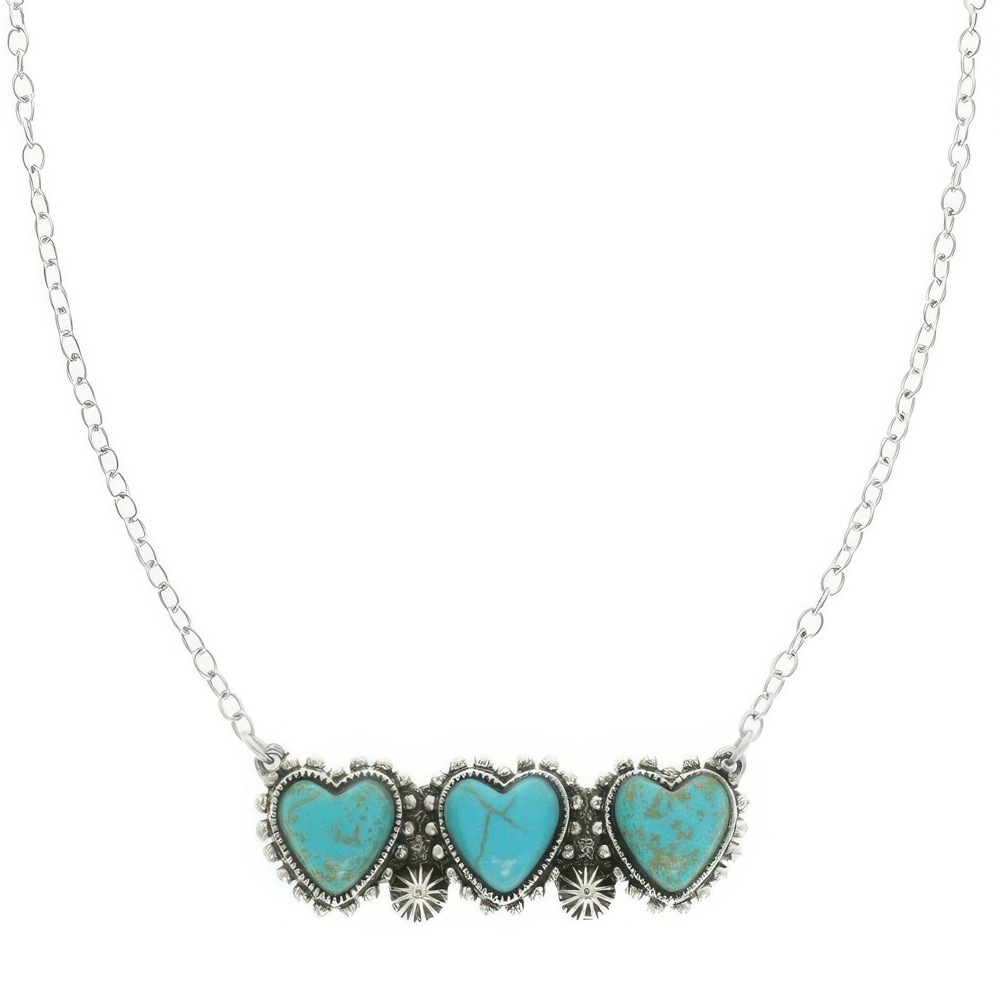Western Jeweled Heart Pendant Necklace - Tigbul's Variety Fashion Shop