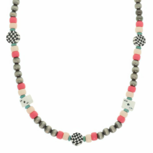 Western Theme Charm Beaded Necklace - Tigbul's Variety Fashion Shop
