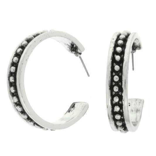 Western Bubble Hoop Earrings - Tigbul's Variety Fashion Shop