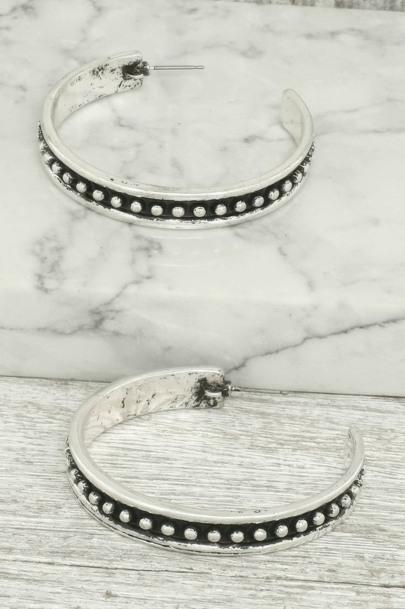 Western Bubble Hoop Earrings - Tigbul's Variety Fashion Shop