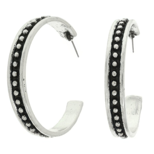 Western Bubble Hoop Earrings - Tigbul's Variety Fashion Shop