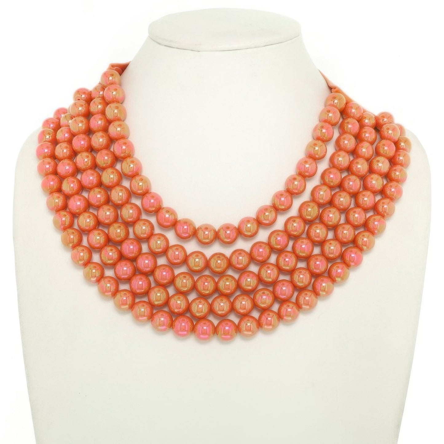 Multi-strand Wood Bead Necklace - Tigbul's Variety Fashion Shop
