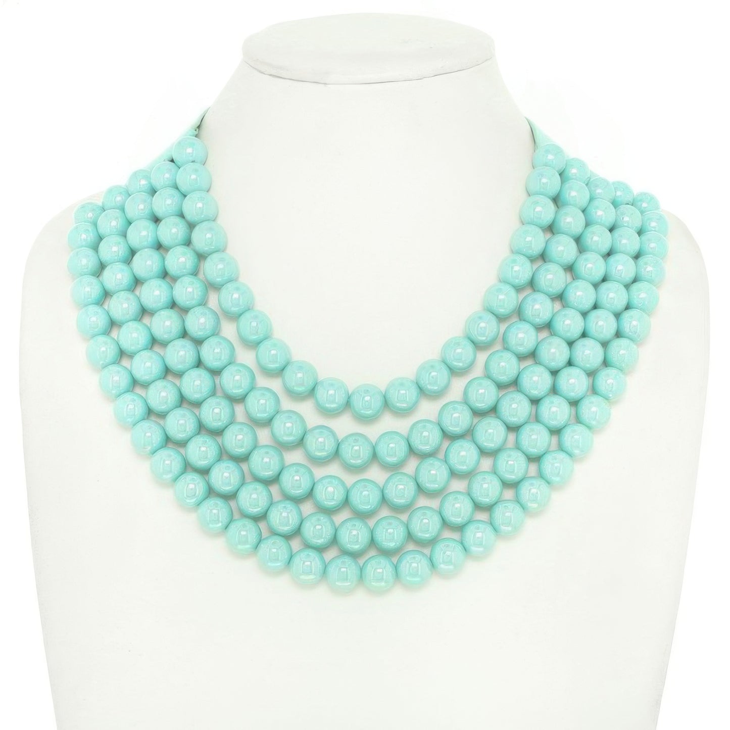 Multi-strand Wood Bead Necklace - Tigbul's Variety Fashion Shop