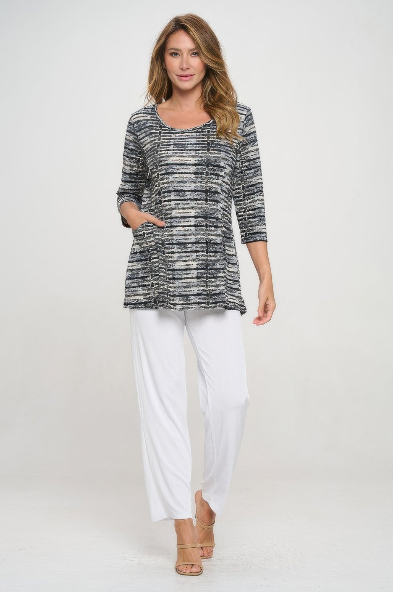 Hit Princess Line Pocket Top - Tigbul's Variety Fashion Shop