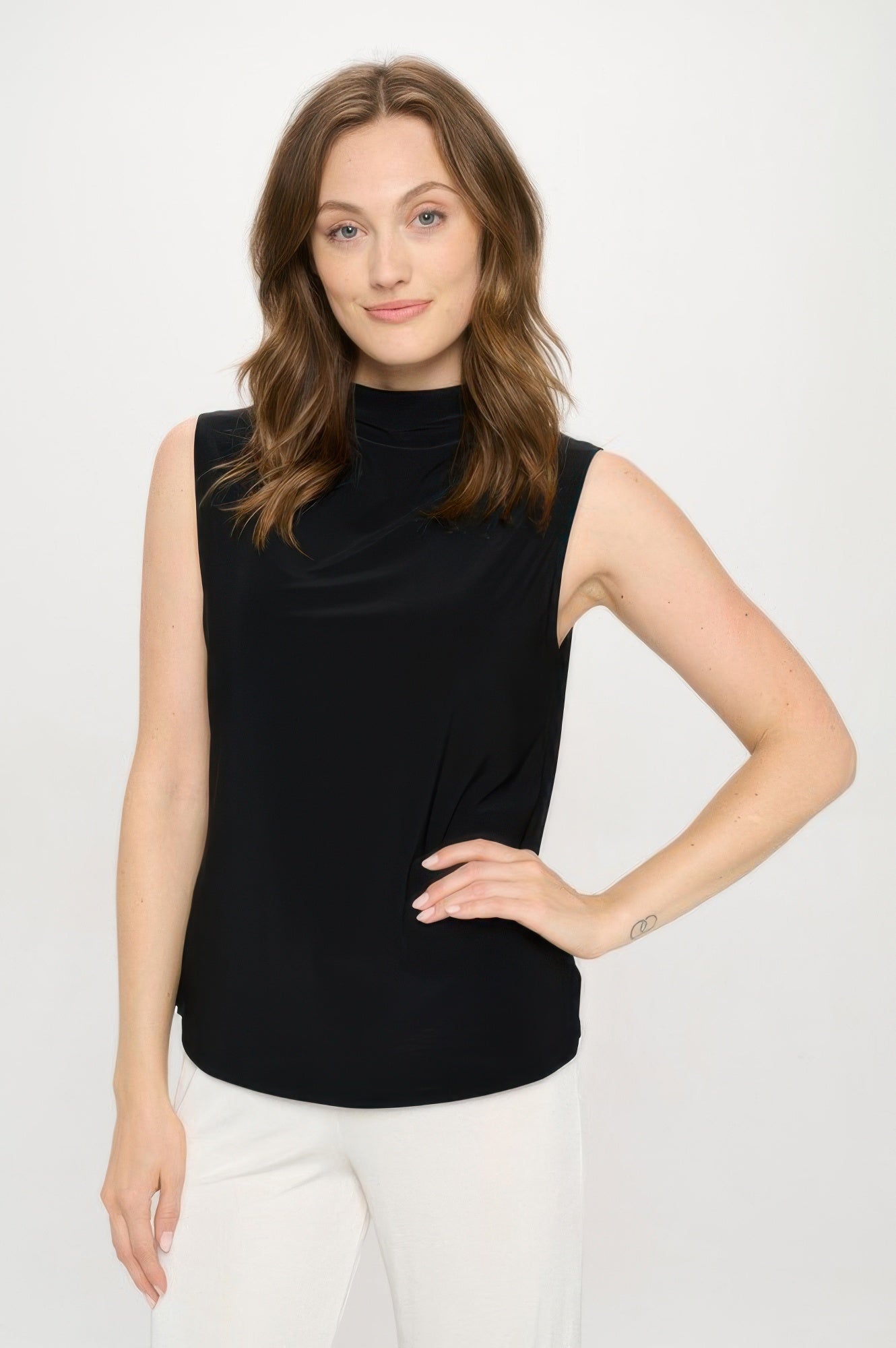 Hit Funnel Neck Top - Tigbul's Variety Fashion Shop