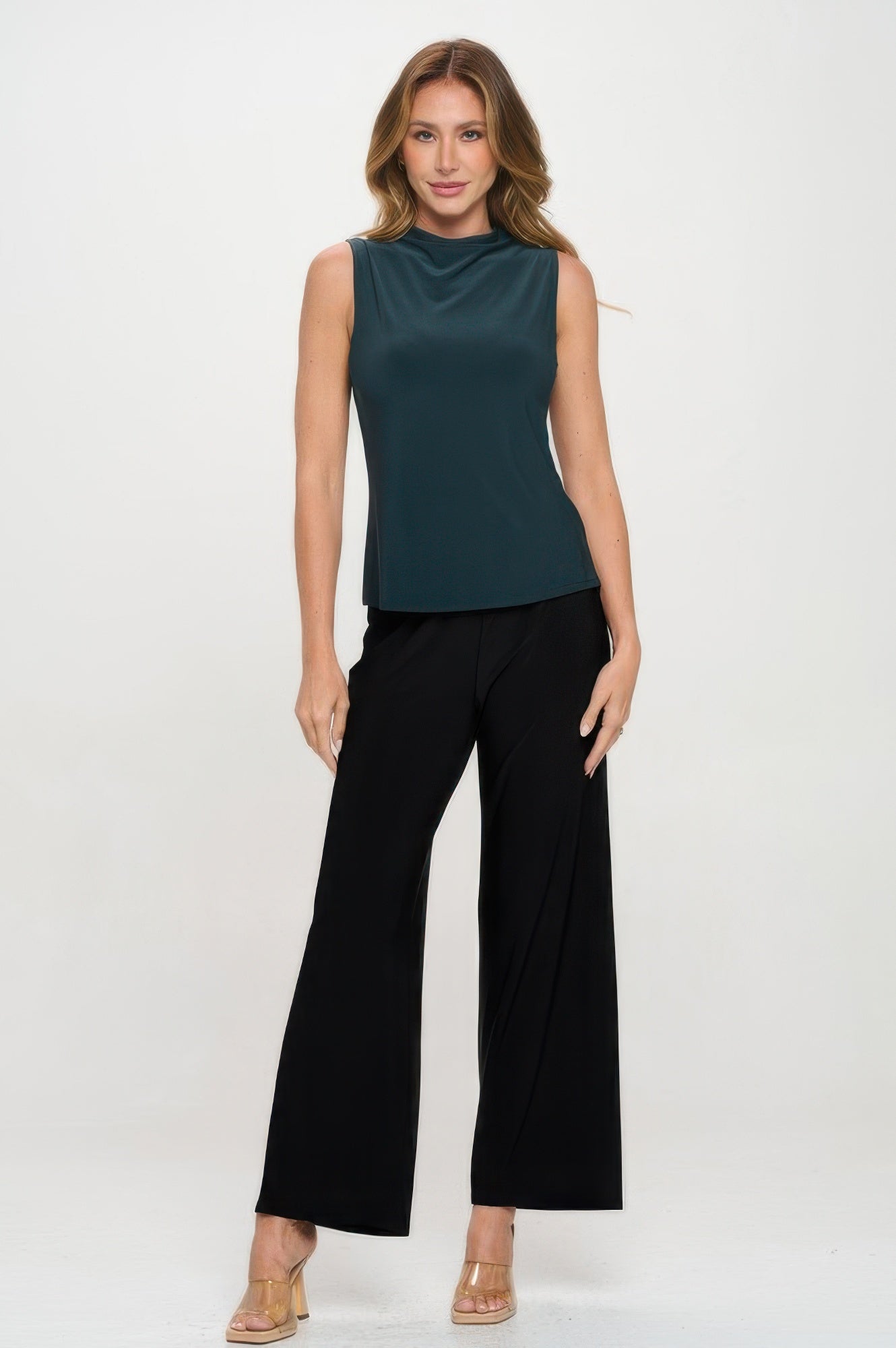 Hit Funnel Neck Top - Tigbul's Variety Fashion Shop