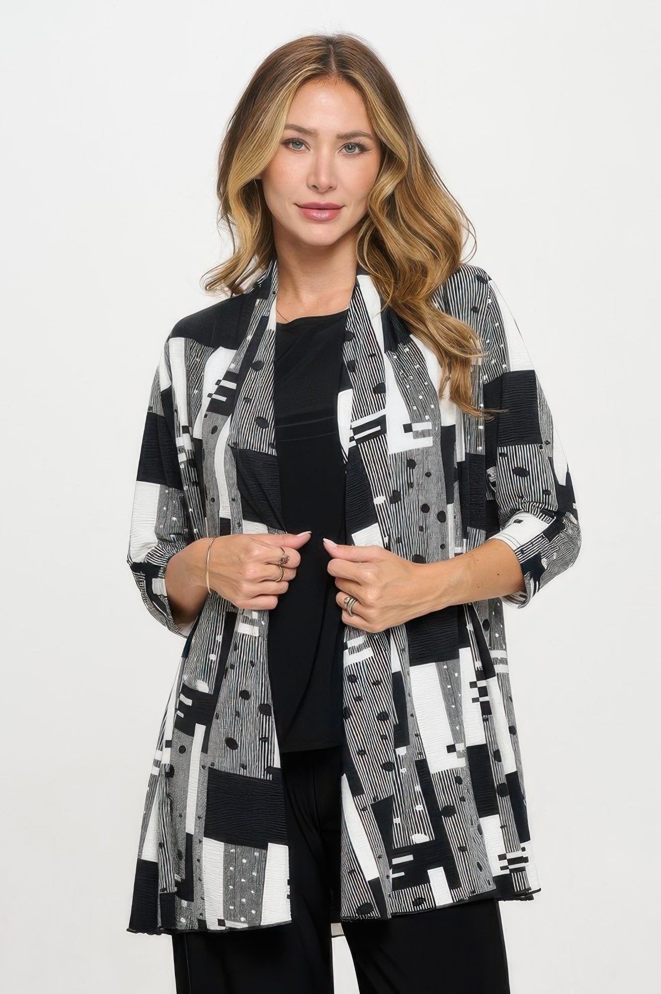 Venechia Pleated Princess Jacket - Tigbul's Variety Fashion Shop