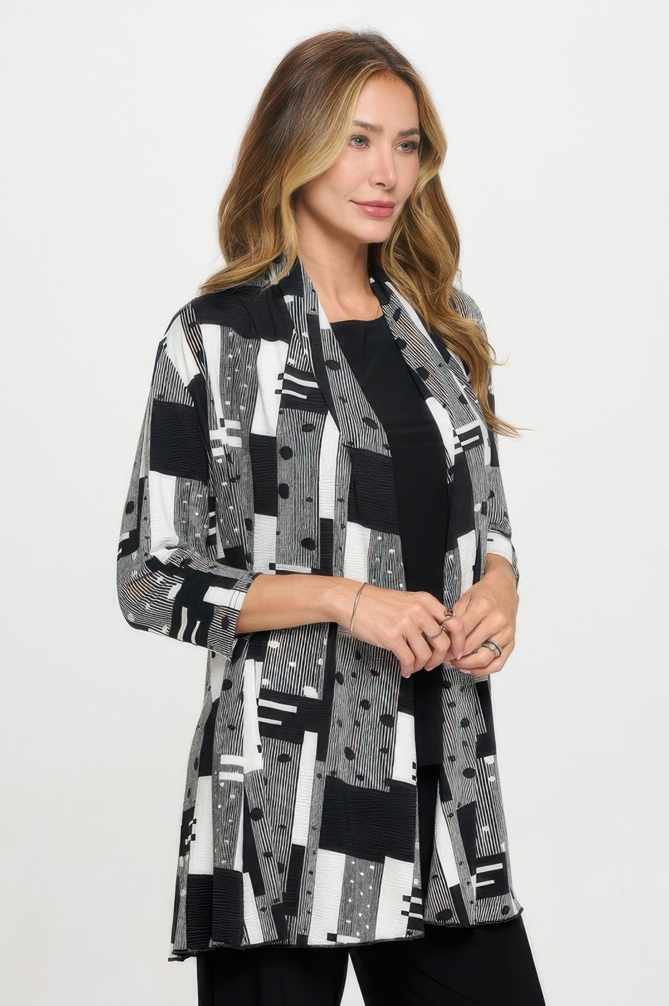 Venechia Pleated Princess Jacket - Tigbul's Variety Fashion Shop