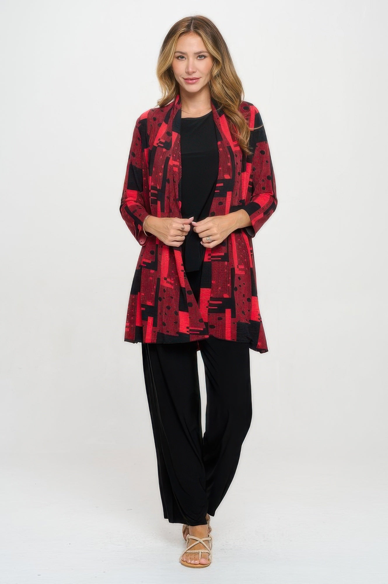 Venechia Pleated Princess Jacket - Tigbul's Variety Fashion Shop