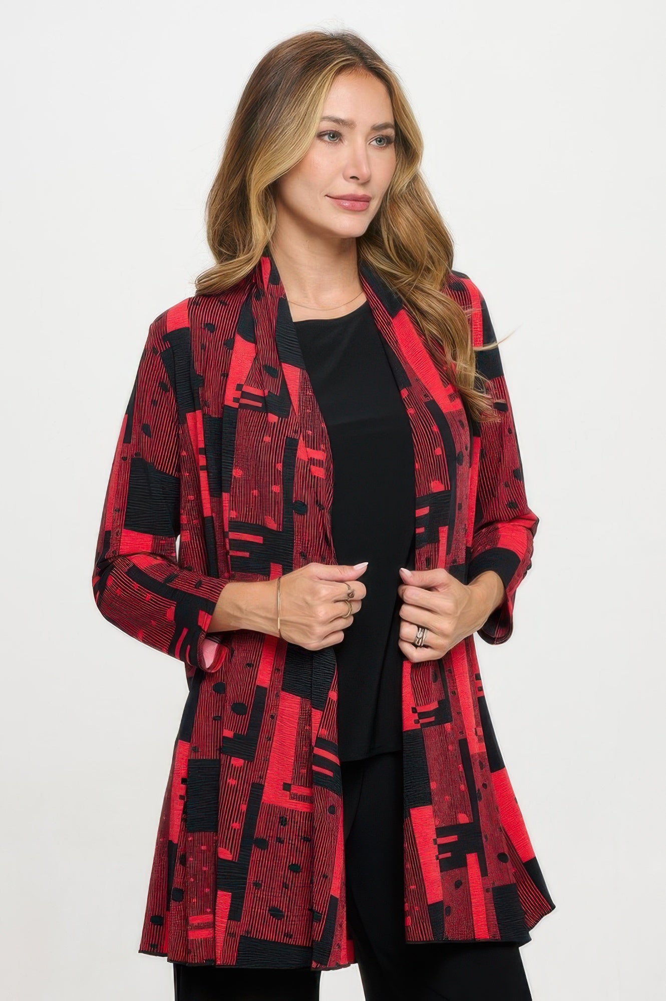 Venechia Pleated Princess Jacket - Tigbul's Variety Fashion Shop