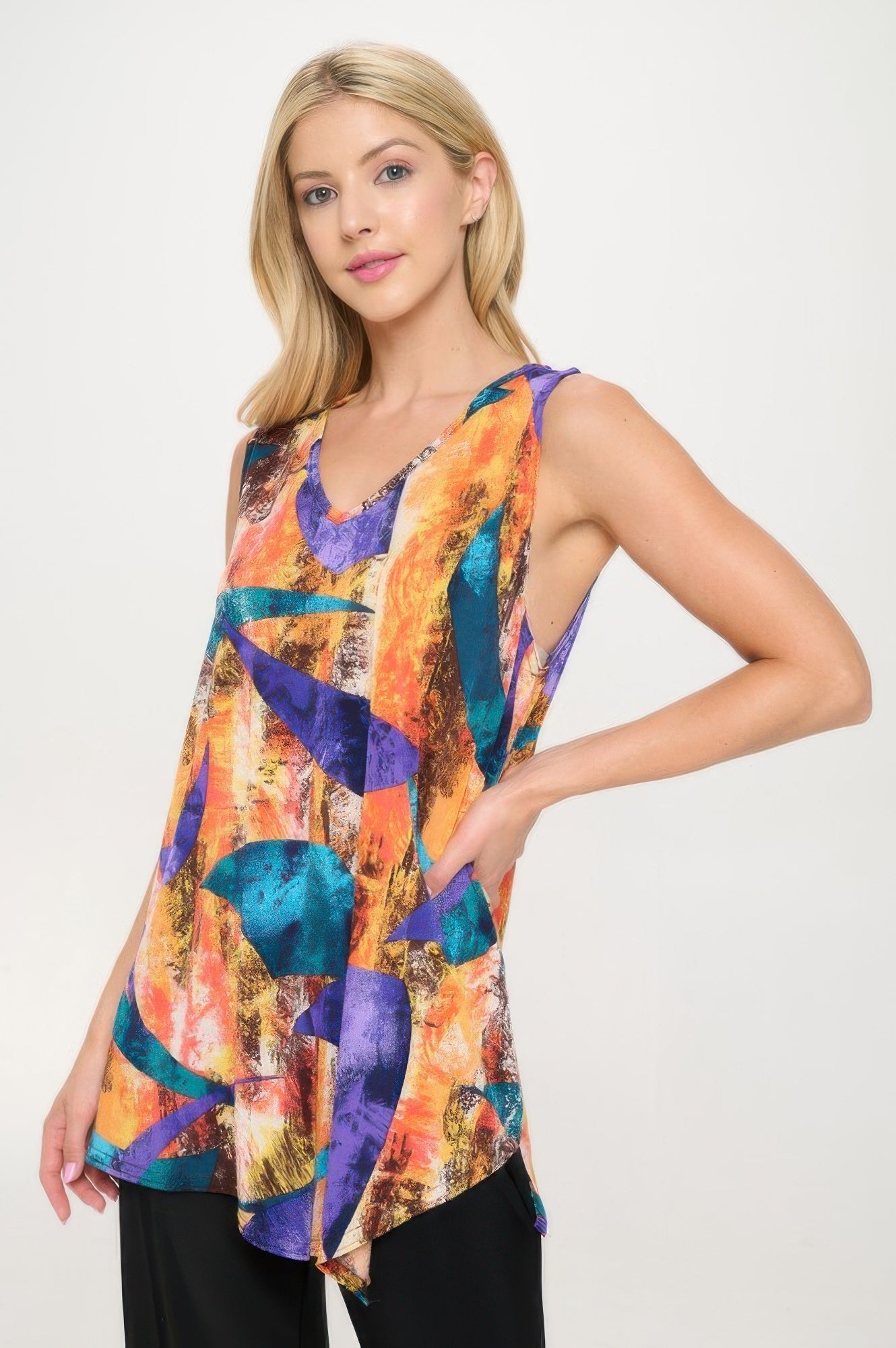 Hit Point V-nk Tank Top - Tigbul's Variety Fashion Shop