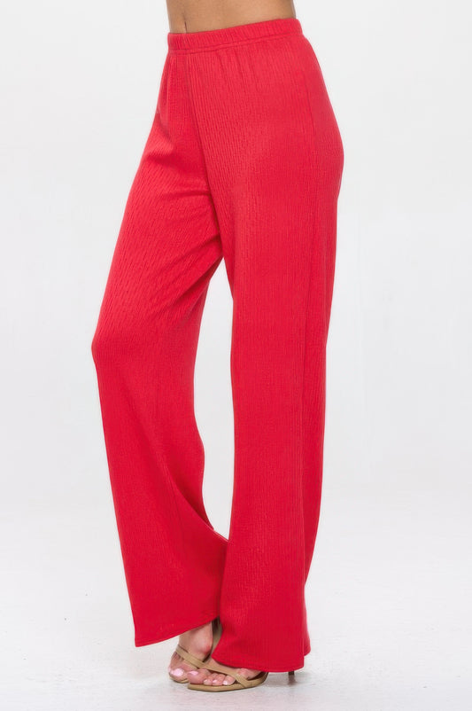 Cotton Acetate Flared Pants - Tigbul's Variety Fashion Shop
