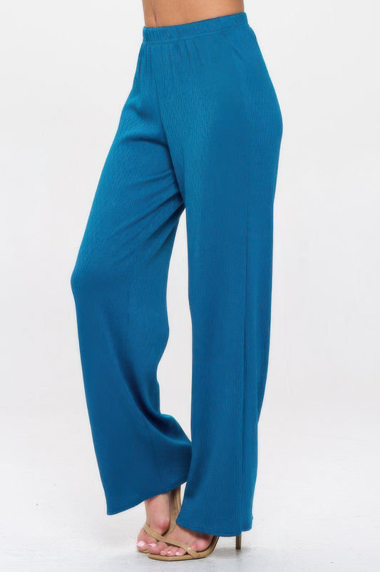 Cotton Acetate Flared Pants - Tigbul's Variety Fashion Shop