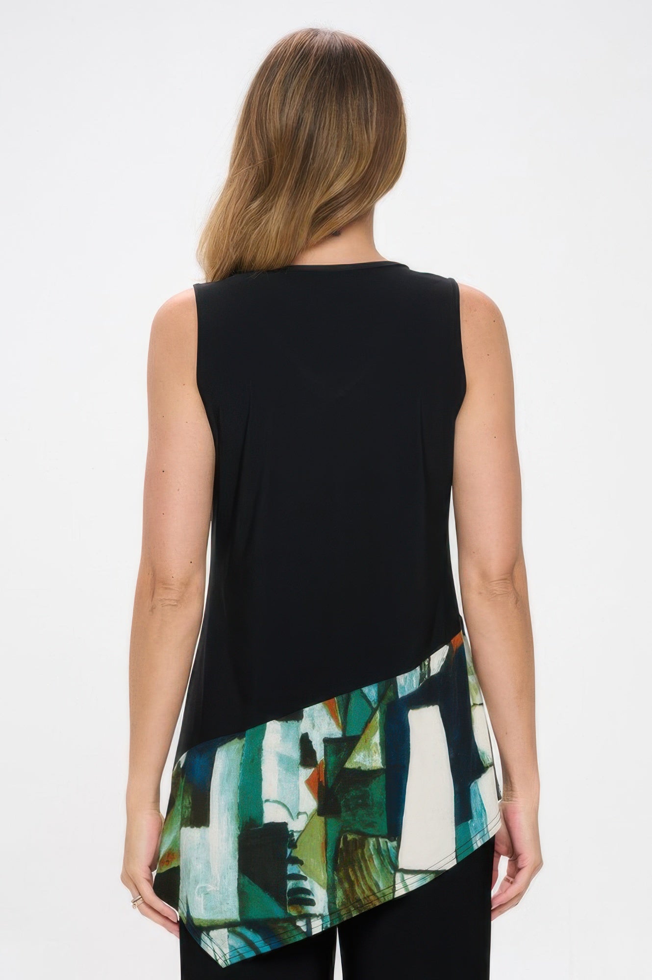 Hit Sleeveless Contrast Top - Tigbul's Variety Fashion Shop