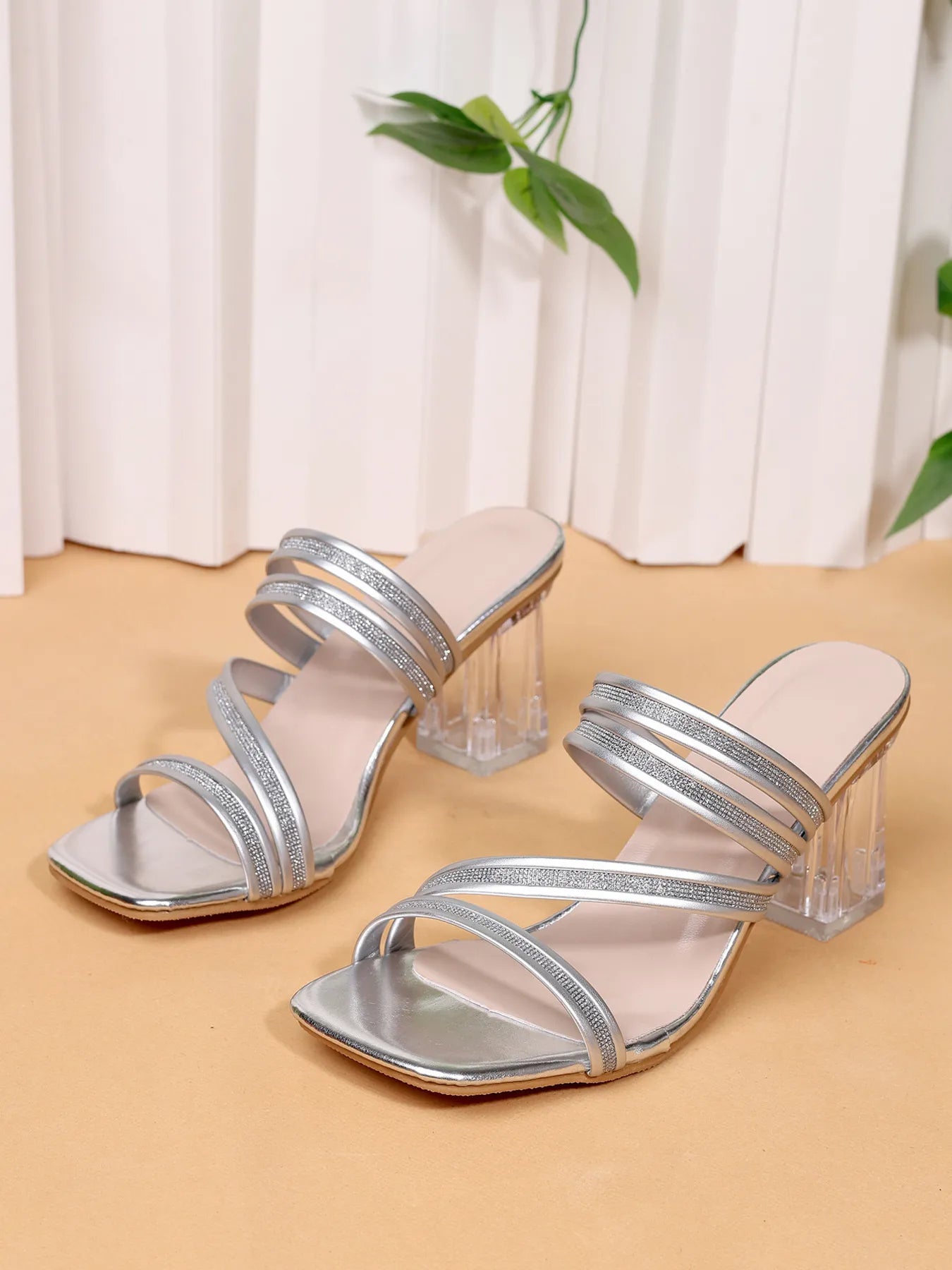 Open Toe Block Heel Sandals - Tigbul's Variety Fashion Shop