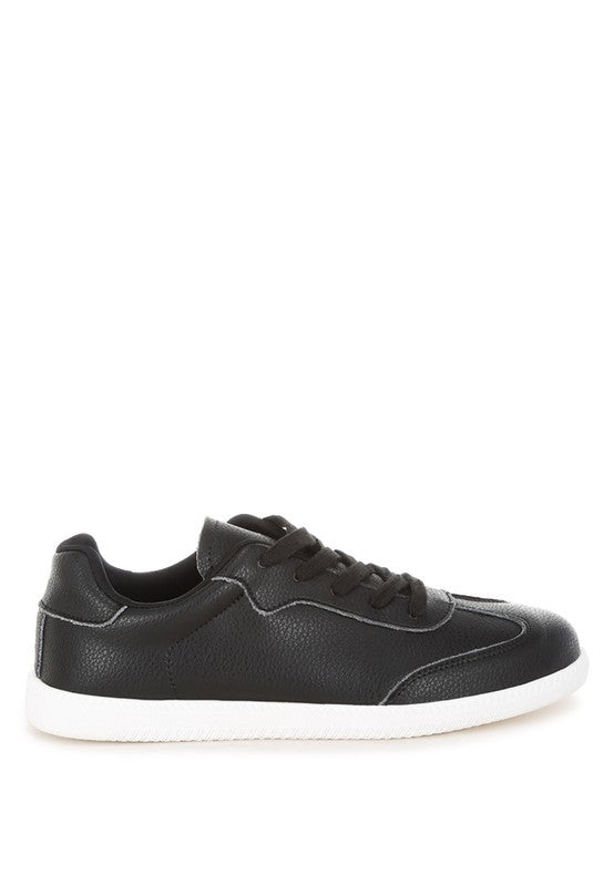 Bostonia Real Genuine Leather Casual Sneakers - Tigbul's Variety Fashion Shop