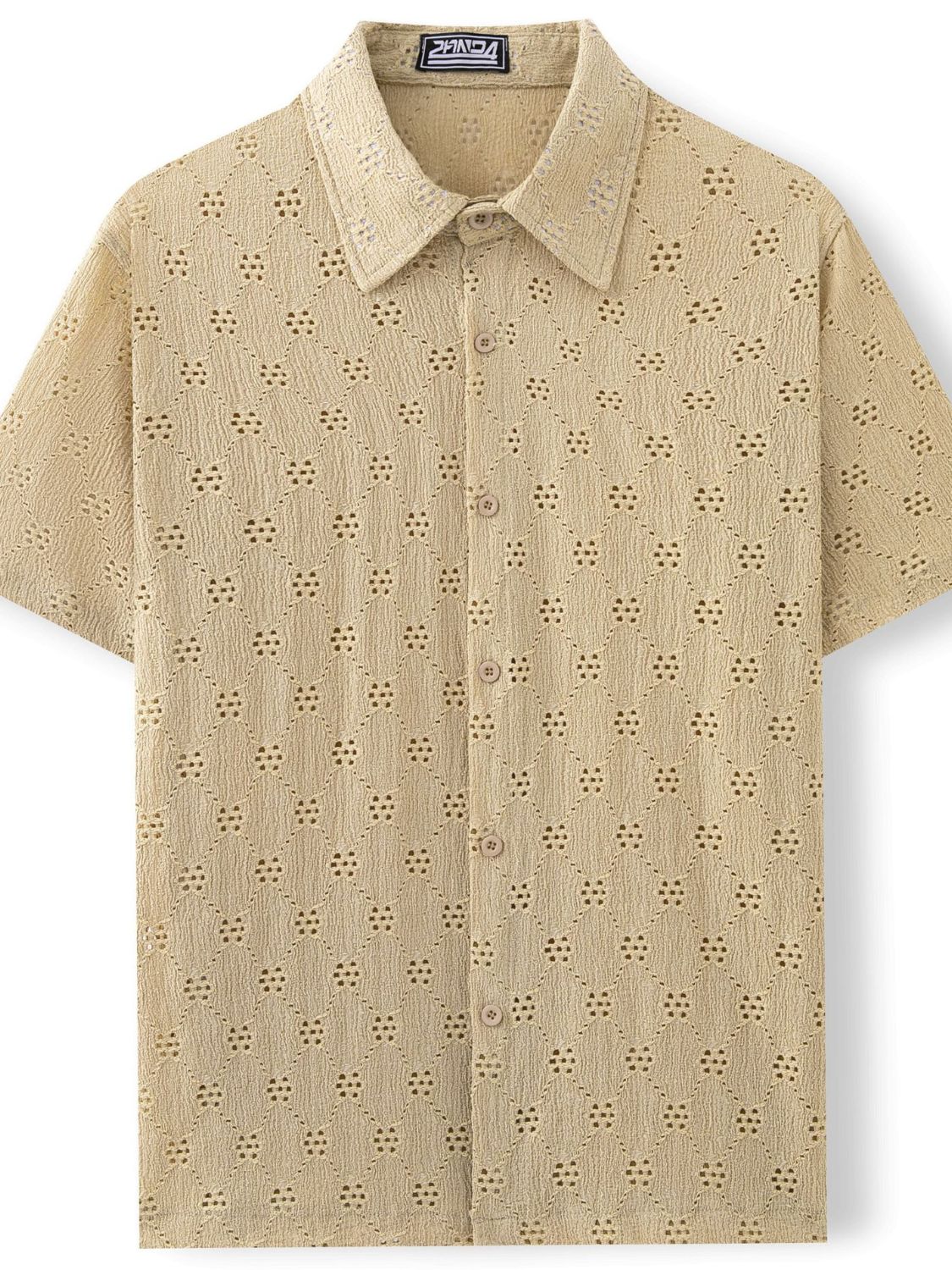 Men's Plus Size Button Down Short Sleeve Shirt - Tigbul's Variety Fashion Shop