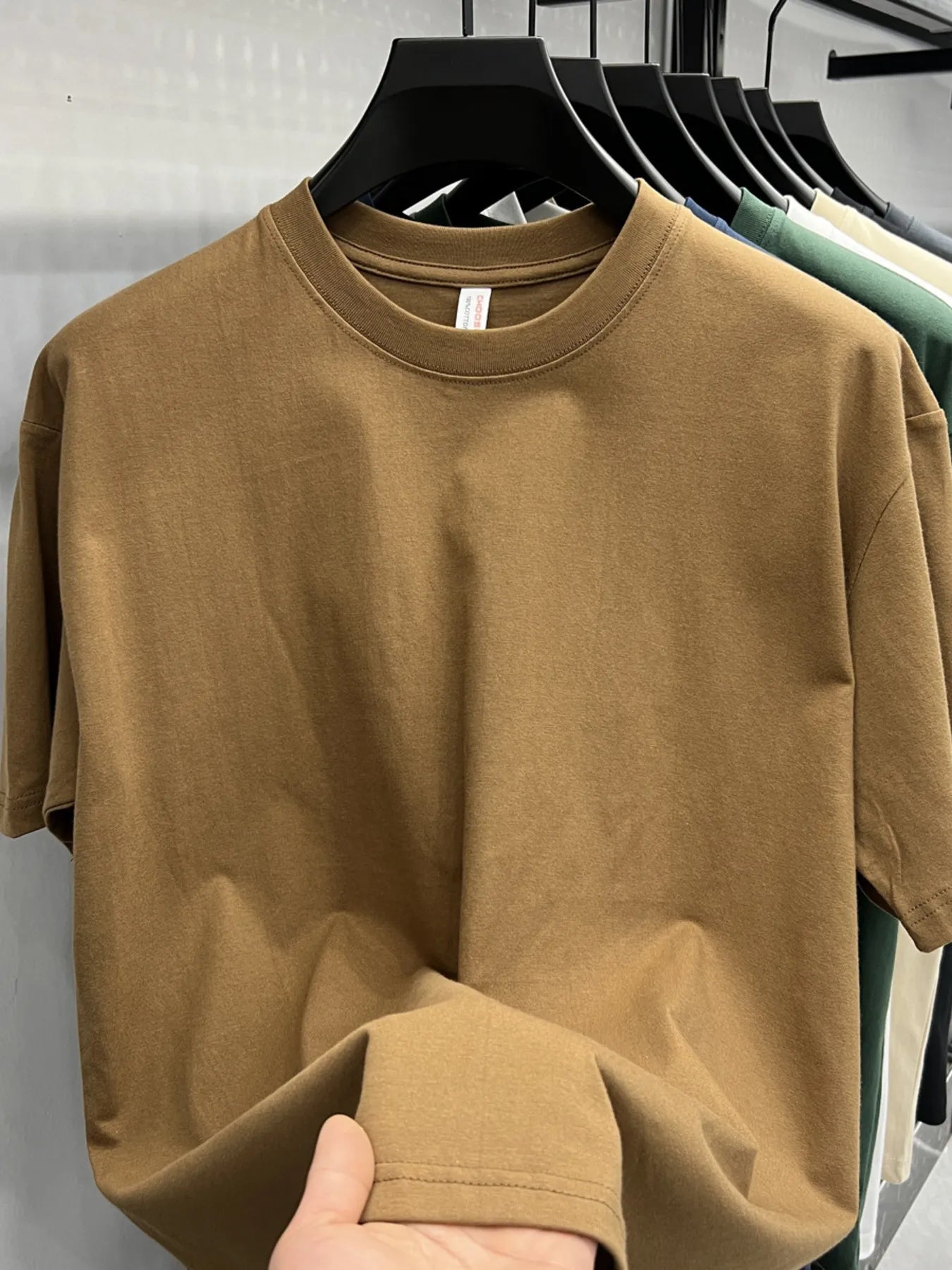 Men's Plus Size Round Neck Short Sleeve T-Shirt - Tigbul's Variety Fashion Shop
