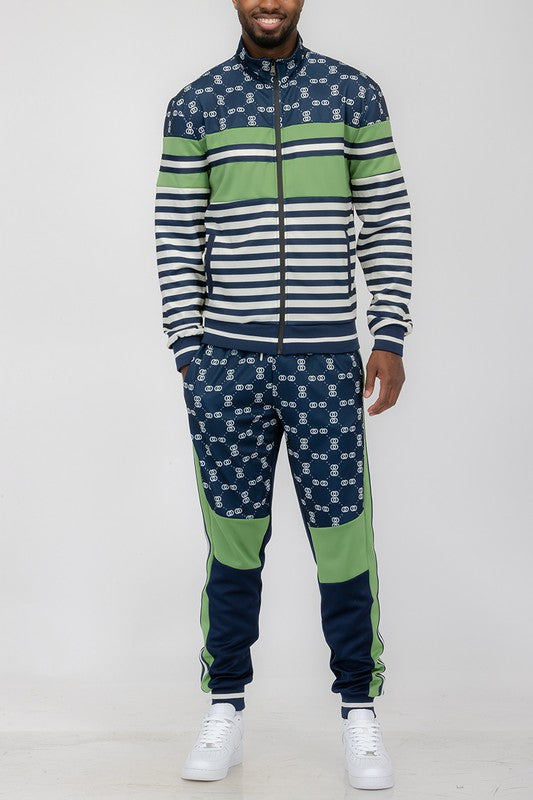 Chain Link Track Suit - Tigbul's Variety Fashion Shop
