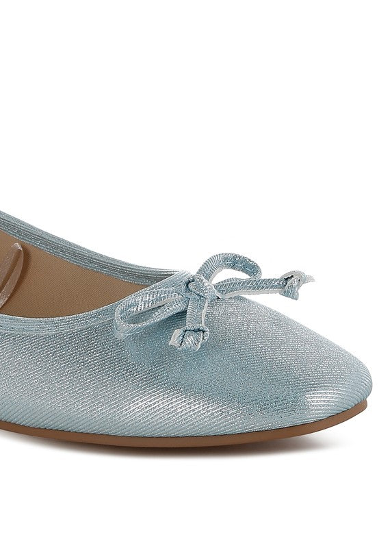 Agshin Metallic Ballet Flats - Tigbul's Variety Fashion Shop