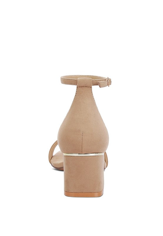 Eshe Block Heel Sandals - Tigbul's Variety Fashion Shop