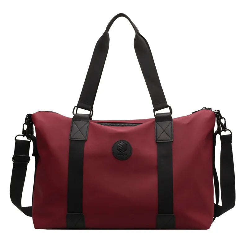 Oxford Cloth Travel Handbag - Tigbul's Variety Fashion Shop