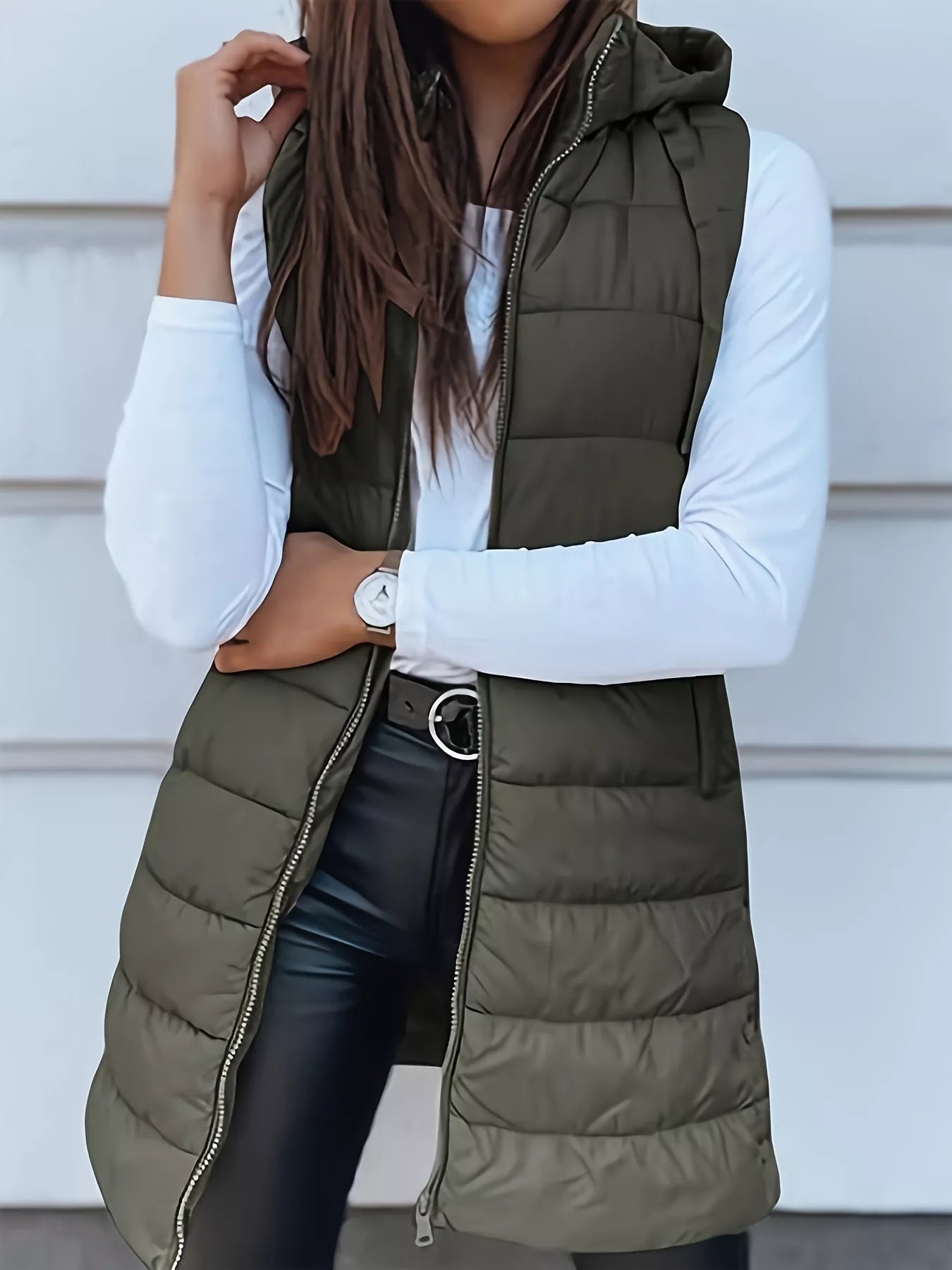 Zip Up Hooded Winter Coat - Tigbul's Variety Fashion Shop